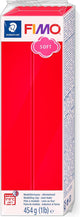 Pâte à modeler Fimo douce 454 g rouge indien