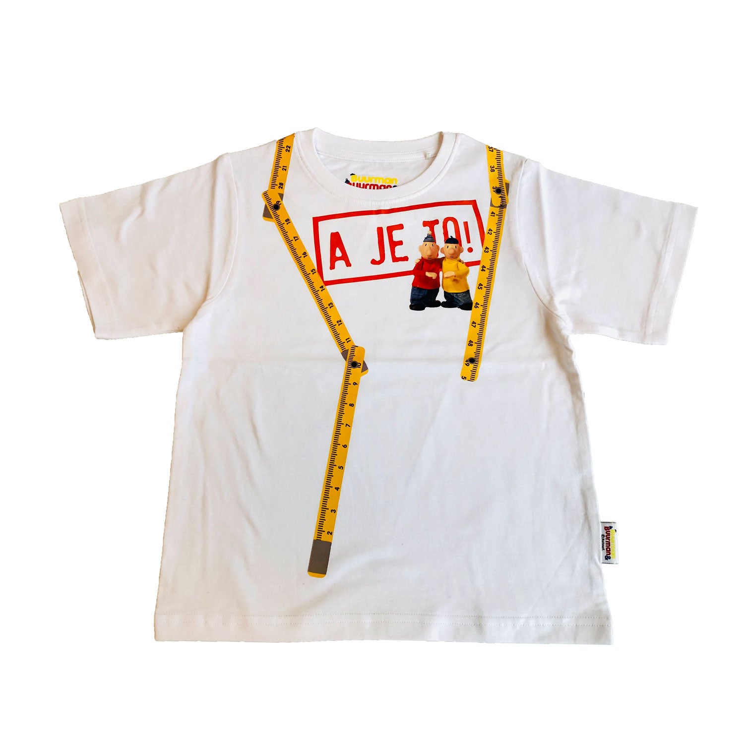 T-shirt voisin voisin blanc, taille 98-104