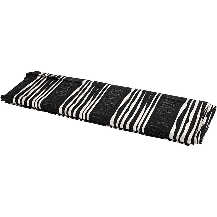 Tissu Creativ company, l: 145 cm, 140 gr, noir, 10 m 1 rouleau