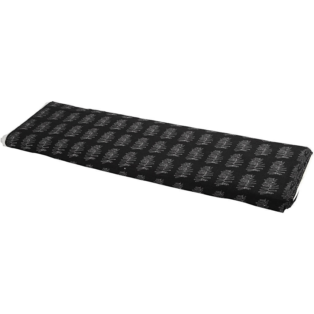 Tissu Creativ company, l: 145 cm, 140 gr, gris foncé, 10 m 1 rouleau