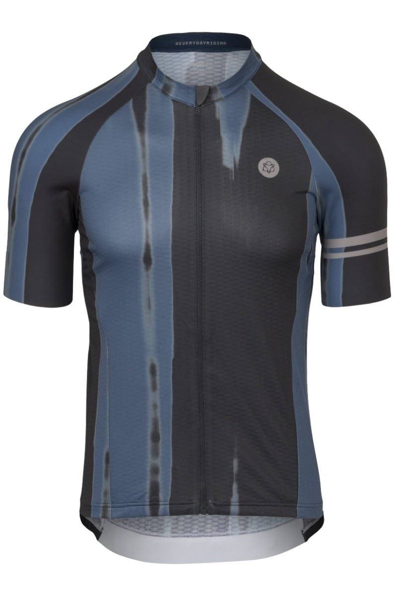 Chemise de cyclisme à peinture verticale performance hommes