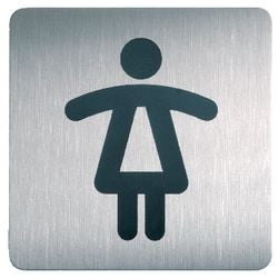 Pic togram toilettes pour femmes autocollantes durables