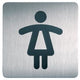 Pic togram toilettes pour femmes autocollantes durables