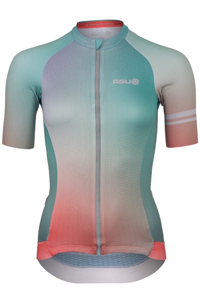 Chemise cycliste dégradée performance femme
