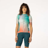 Chemise cycliste dégradée performance femme - afbeelding 2