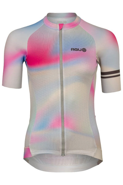 Agu dégradé tourbillon maillot de cyclisme performance femmes