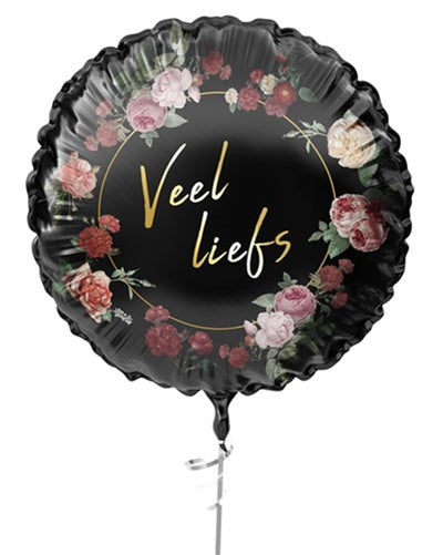 Ballon aluminium Haza beaucoup d'amour ø45cm