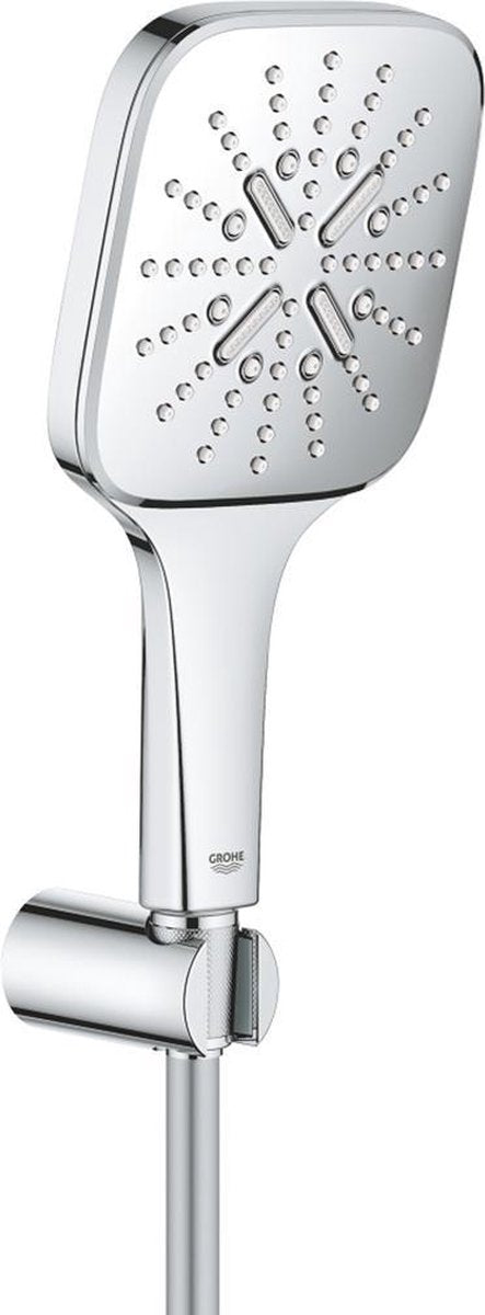 Ensemble de bain Grohe rainshower smartactive cube 130 - 3 types de jets - chrome - 26589000