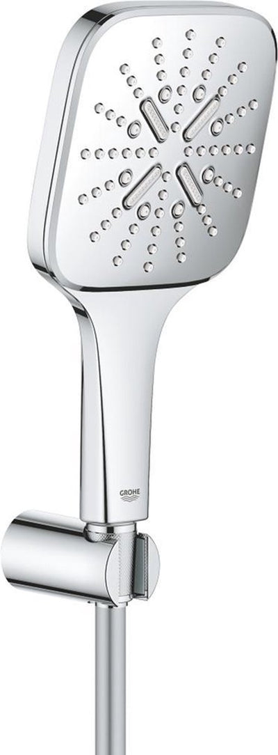 Ensemble de bain Grohe rainshower smartactive cube 130 - 3 types de jets - chrome - 26589000