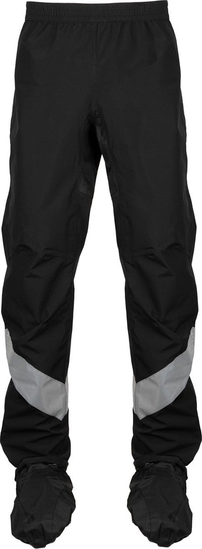 Ralka pantalon de pluie pro imperméable respirant - surchaussure + réflexion - noir - taille l