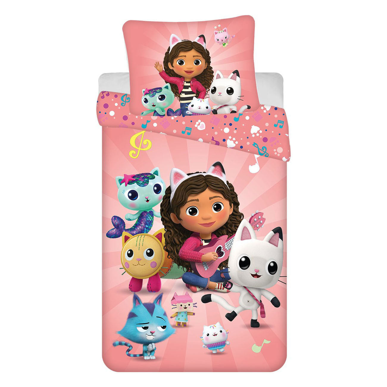 Couverture de couette Gabby's Dollhouse, 140x200cm