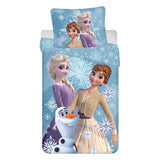 Disney Couvrette Frozen White Snowflake, 140x200cm - afbeelding 1