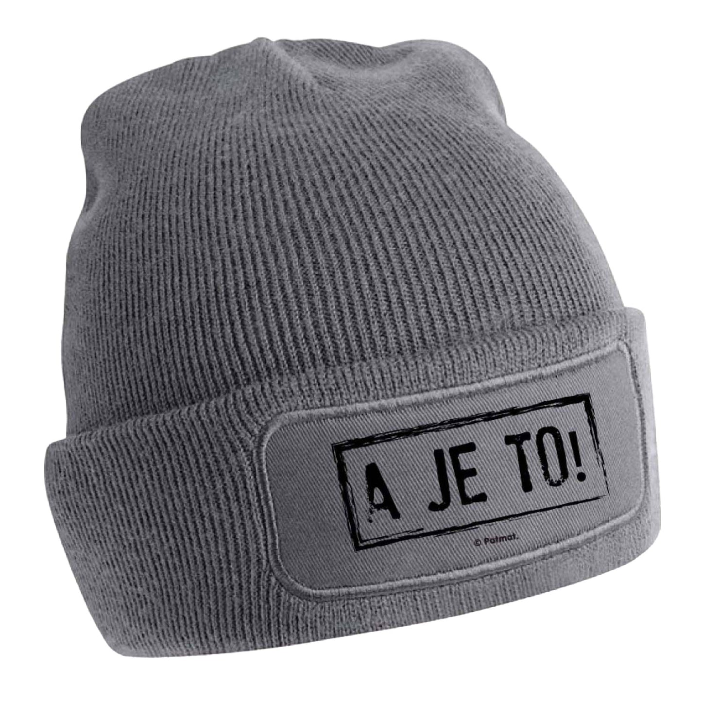 Cachet de chapeau voisin et voisin gris