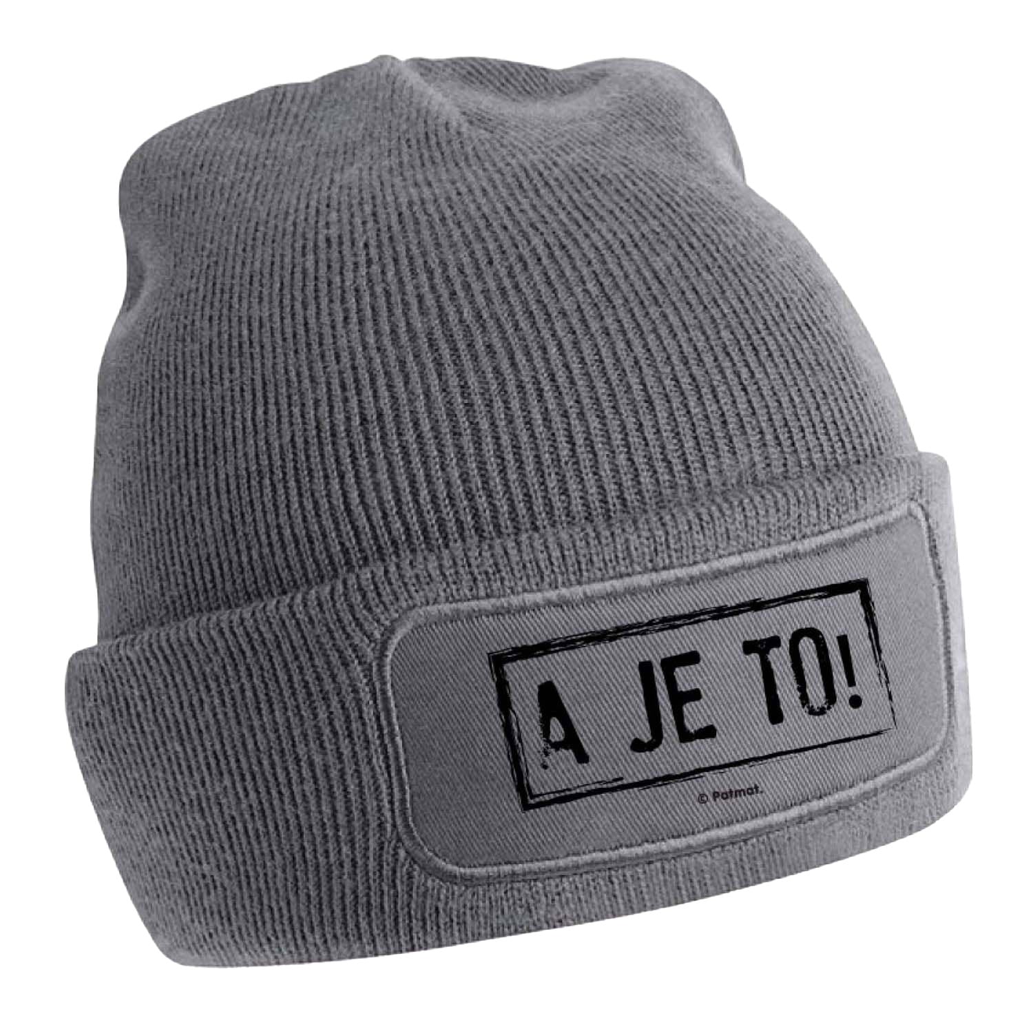 Cachet de chapeau voisin et voisin gris