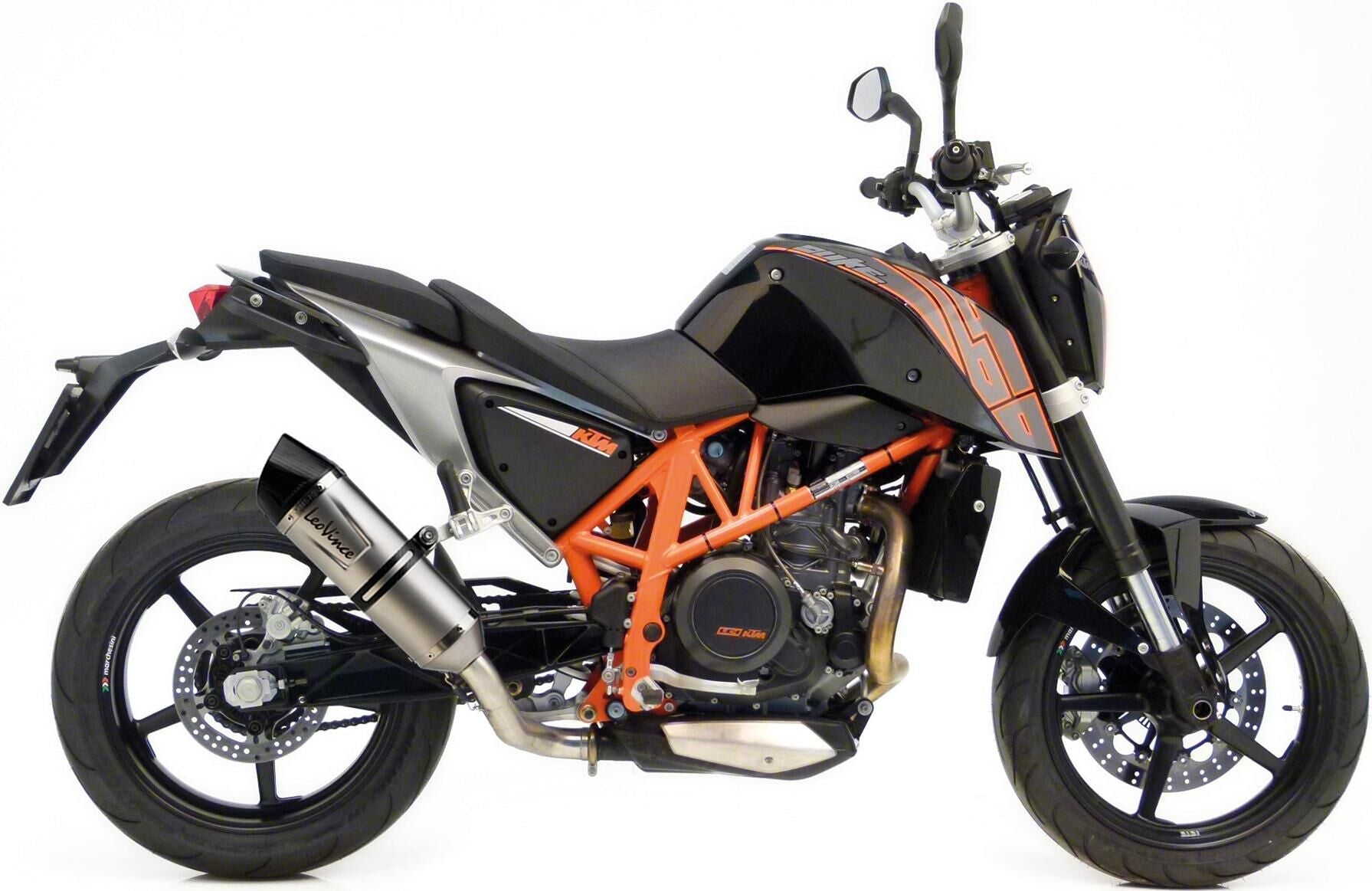 Silencieux Leovince SBK LV One EVO II Schalld Leo Slipon LV One Inox