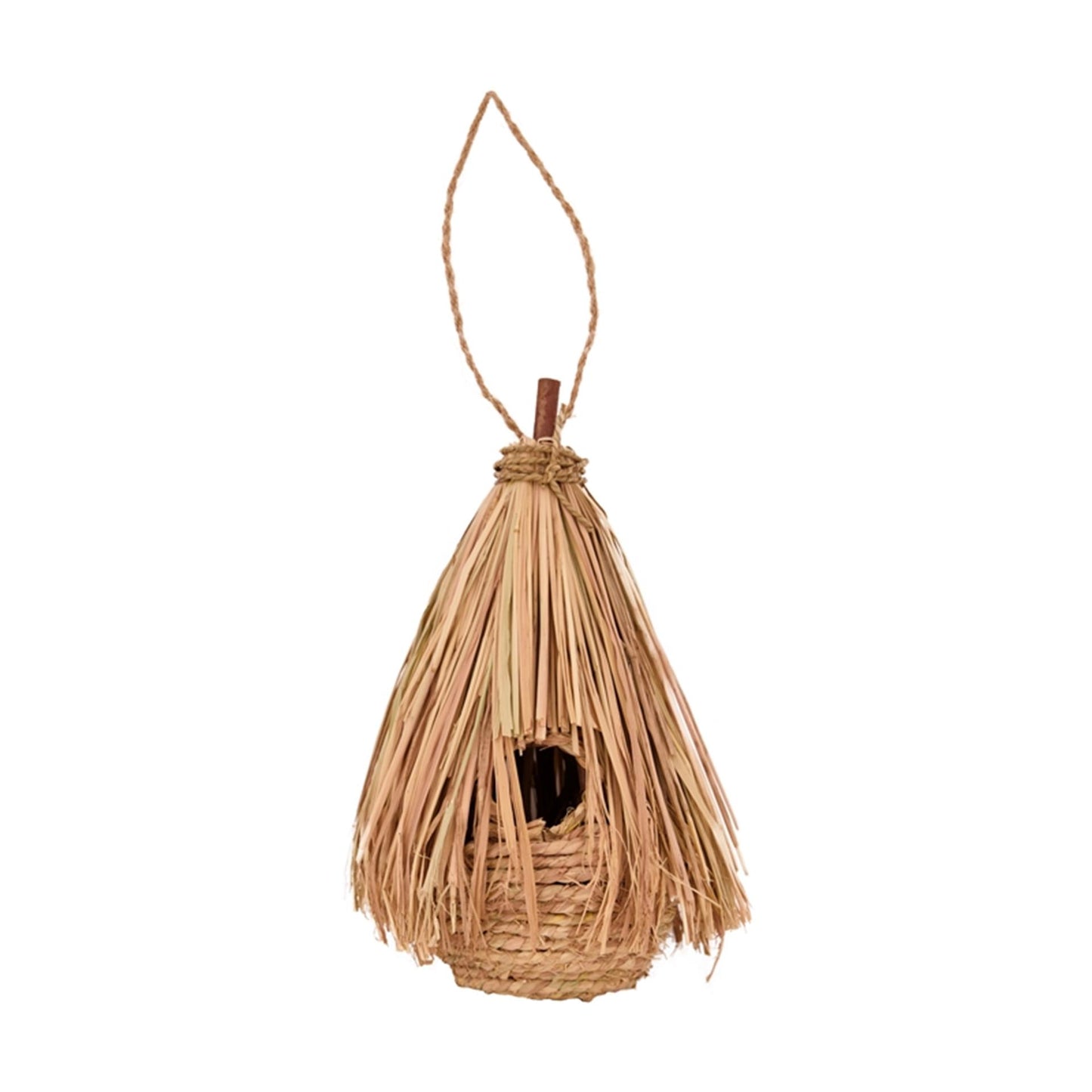 Nichoir à oiseaux en jonc de mer Collections Naturelles ø33x38cm