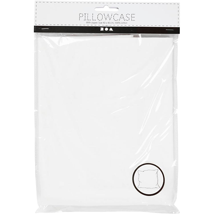 Coussin Creativ company, dim. 40x40 cm, 145 gr, blanc, 1 pièce
