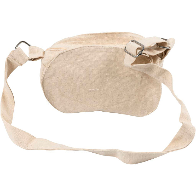 Sac à bandoulière Creativ company, h : 13,5 cm, d : 8 cm, l : 18 cm, 300 g, naturel clair, 1 pièce