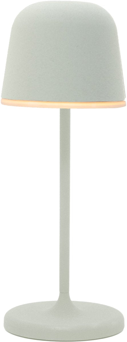 Lampe de table Eglo manièrea-s - lampe sur piquet - rechargeable (jusqu'à 28 heures de lumière) - 20 cm - gris blanc - sans fil - dimmable - intérieur et extérieur