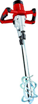 Mélangeur électrique de peinture et de mortier Einhell te-mx 1600-2 ce twin - 1600 w - 180-750 t min réglable - incl. 2x tige de mélange pour mortier