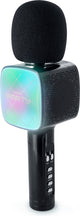 Microphone karaoké Bigben party pour enfants - avec LED + Bluetooth - noir