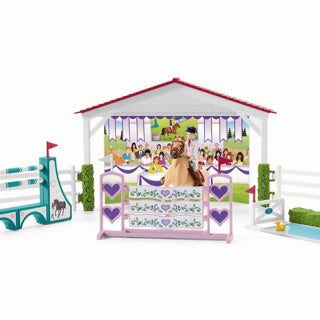 Schleich 42440 ferme équestre avec maison et écurie