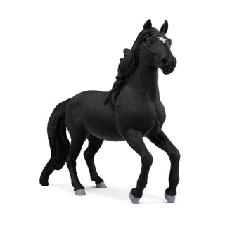 Schleich cheval jouet étalon lusitanien figure réaliste noire.