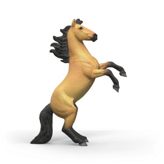 Cheval jouet étalon Mustang Schleich avec des détails réalistes.