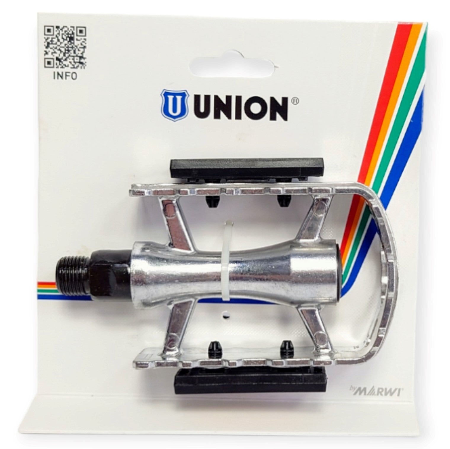 Pédales syndicales Alu SP-610 Silver