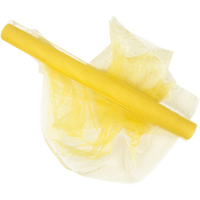 Tulle Creativ company, l: 50 cm, jaune, 5 m 1 rouleau