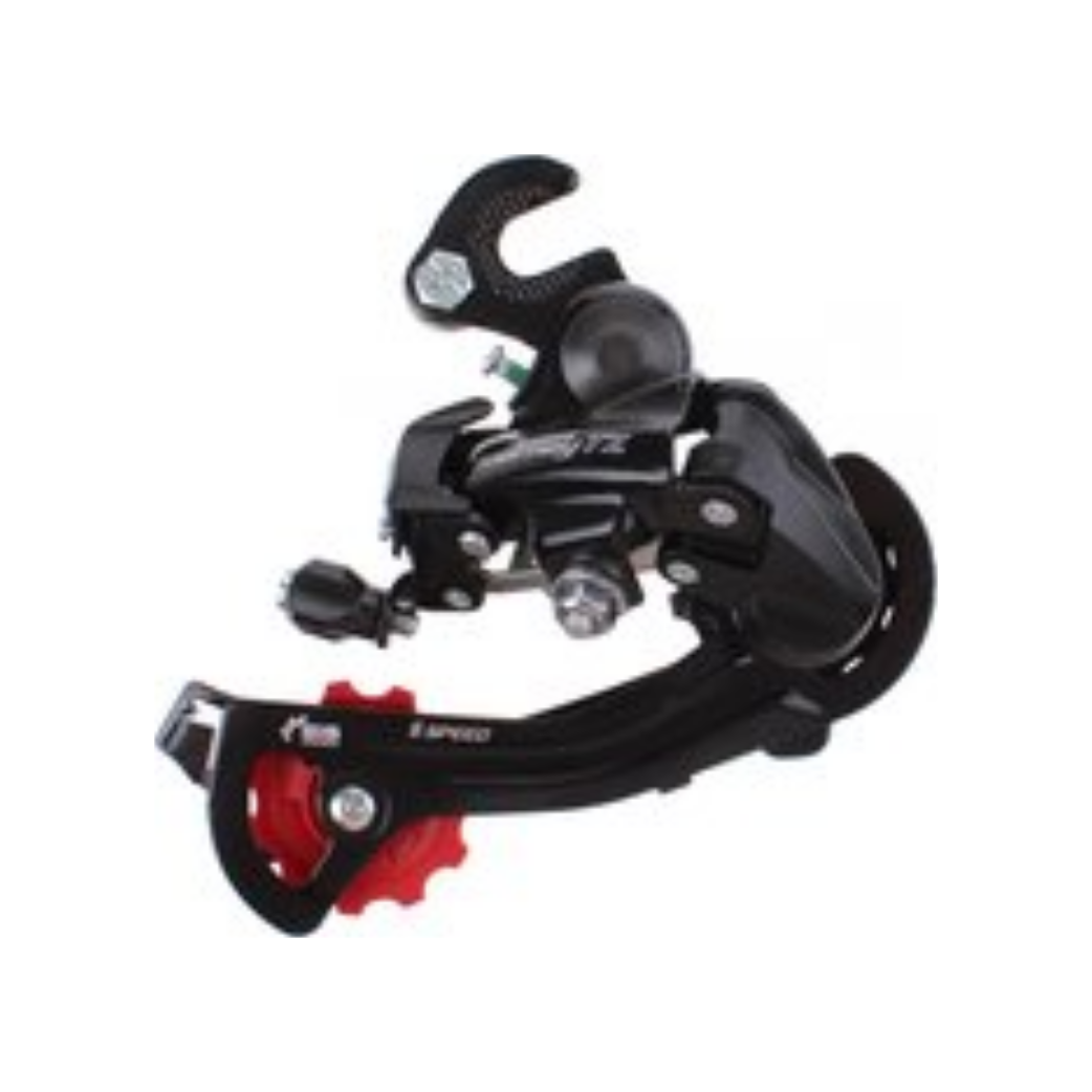 Shimano Tourney Rd TZ500 GS ACHTER DERILEUR, 6 vitesses avec crochet.
