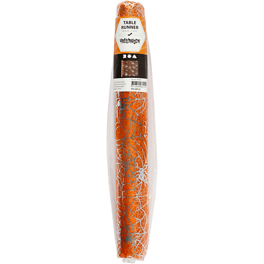 Chemin de table Creativ company, l: 3,5 m, l: 29 cm, orange, 1 rouleau