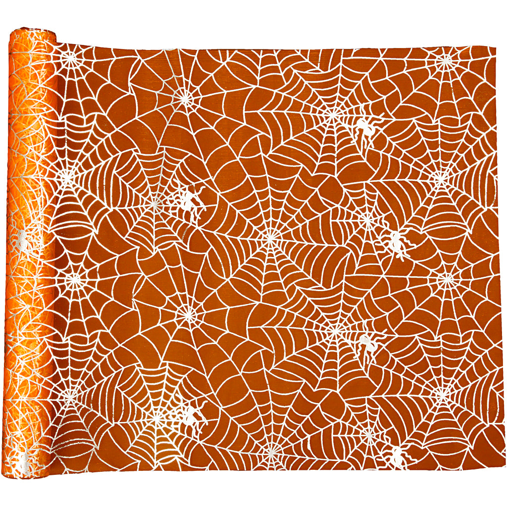 Chemin de table Creativ company, l: 3,5 m, l: 29 cm, orange, 1 rouleau