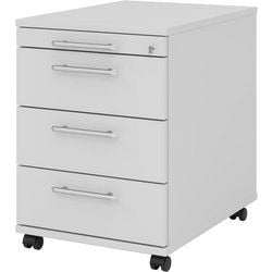 Caisson à tiroirs mobile Bach 3 tiroirs 42,8 x 56 x 59 cm gris clair verrouillage centralisé