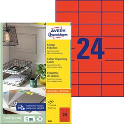Étiquettes multifonctions avery zweckform 200 pièces blanches