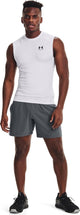 Under Armour UA HG Armor Comp SL-WHT chemise de sport homme - blanc - noir