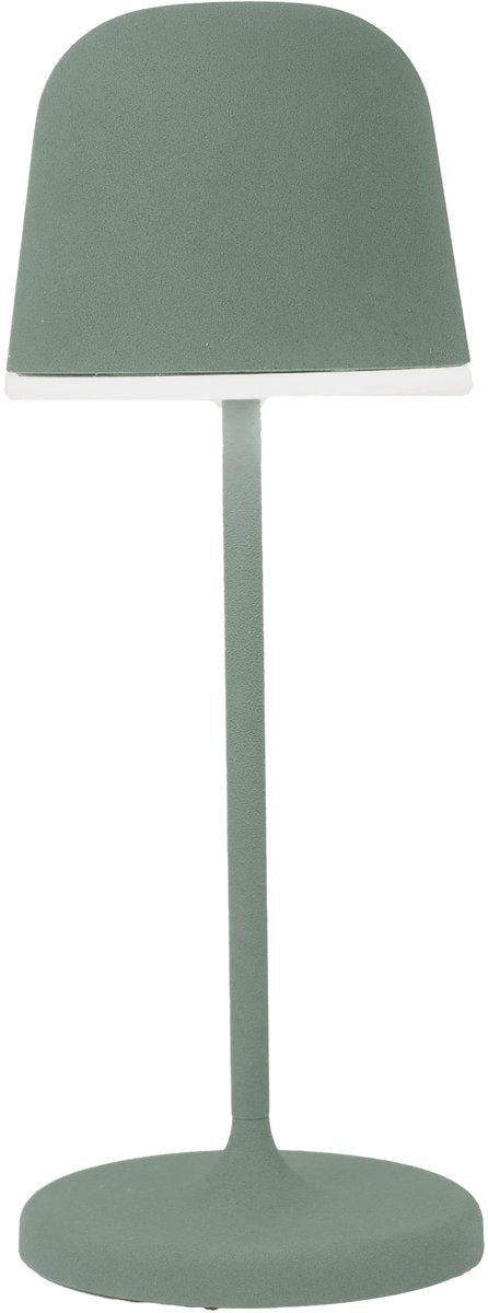 Lampe de table Eglo manièrea-s - lampe sur piquet - rechargeable (jusqu'à 28 heures de lumière) - 20 cm - vert blanc - sans fil - dimmable - intérieur et extérieur