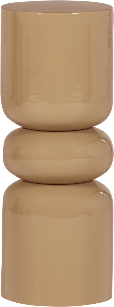Support pour plantes Woood brava - métal - sable - 77x29x29