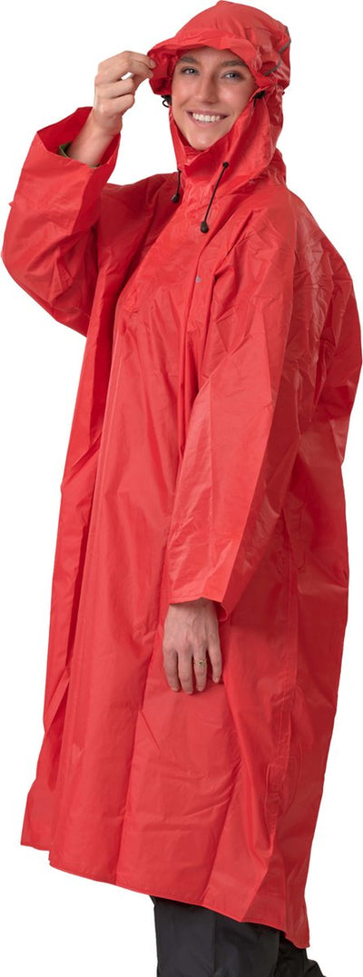 Poncho de randonnée outdoor Lowland - 100% imperméable (10 000 mm) - respirant (8 000 g m²) sans PFA !