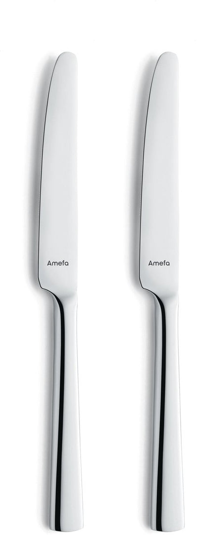 Amefa moderno - Set de couteaux à dessert 2 pièces - brillant - couleur argent