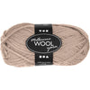 Fil de laine Creativ company melbourne, l : 92 m, beige, 50 g 1 pelote
