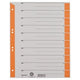 Onglets leitz carton kraft gris a4 100 pièces