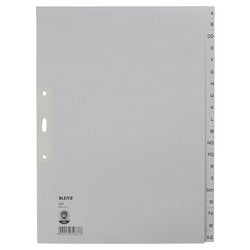 Onglets gris Leitz a à z 20 onglets a4