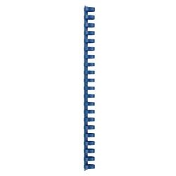 Reliure à dos gbc plastique a4 19mm bleu capacité 165 feuilles