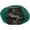Fil de laine Creativ company, l: 125 m, vert, 100 gr 1 pelote