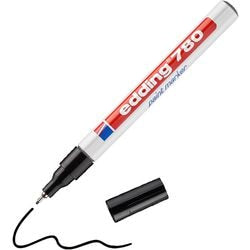 Marqueur peinture 780 edding 4-780001 pointe ronde noire 0,8 mm