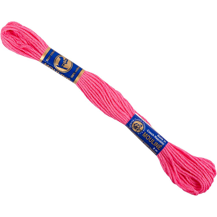 Fil de broderie, rose, 12x8 m 1 boîte