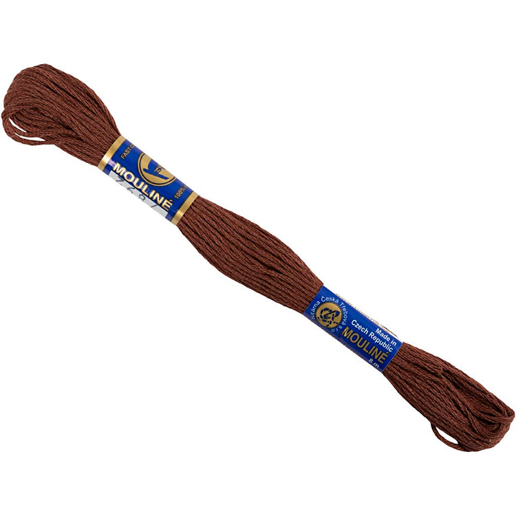 Fil de broderie, marron, 8 m 1 sphère