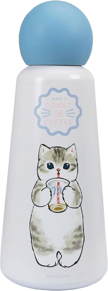 Gourde Blue Sky Studios - Bouteille d'eau en acier 400 ml avec imprimé chat.
