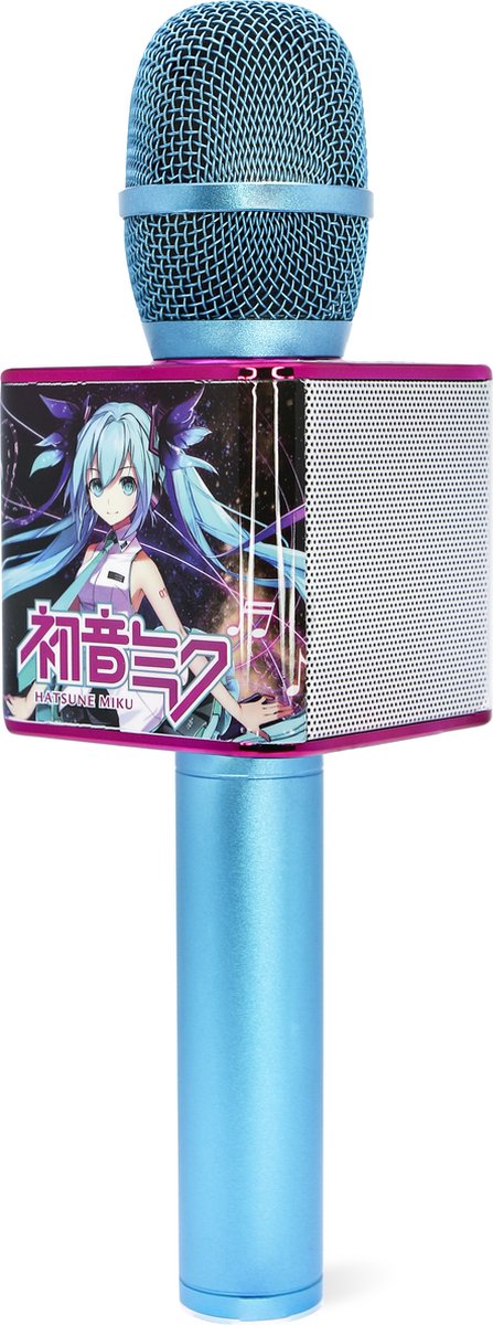 OTL Technologies Hatsune Miku - microphone karaoké sans fil pour enfants - avec haut-parleur - avec enregistrement vocal